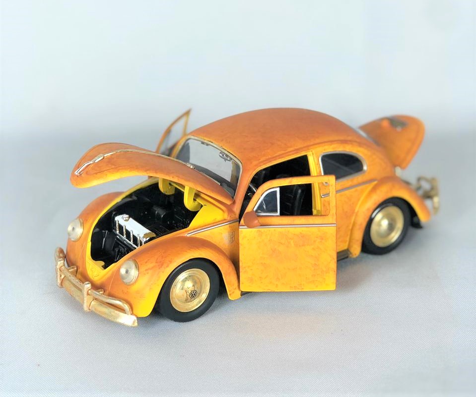 Miniatura Fusca Bumblebee Transformers 6 Sem Caixa 1/24 Jada Toys