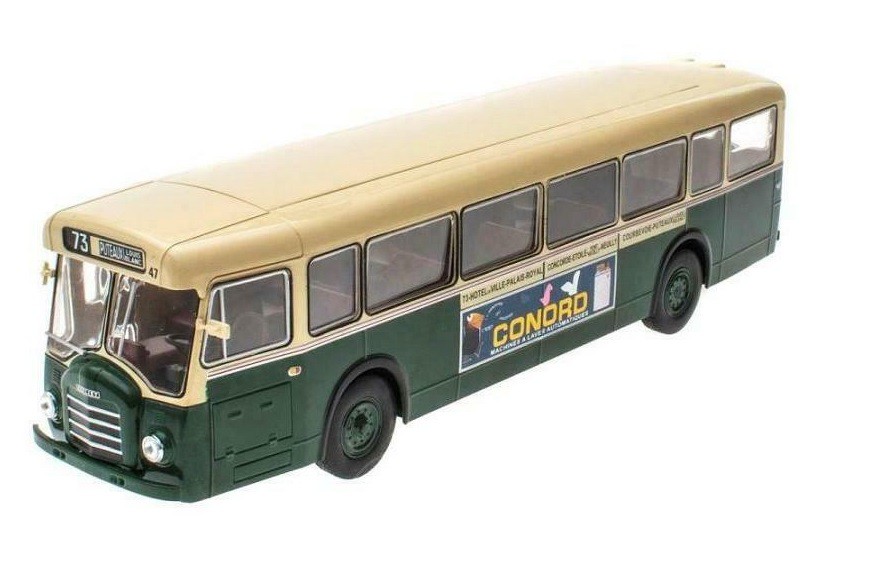 Miniatura Ônibus Berliet PCS 10 1/43 Ixo Models Coleção Revista