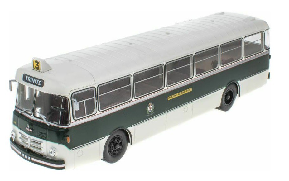 Miniatura Ônibus Berliet PLR 10 1/43 Ixo Models Coleção Revista