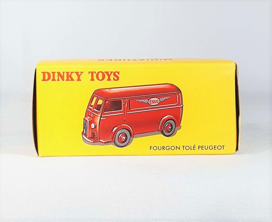 Miniatura Peugeot Fourgon Tolé Esso 1/43 Dinky Toys