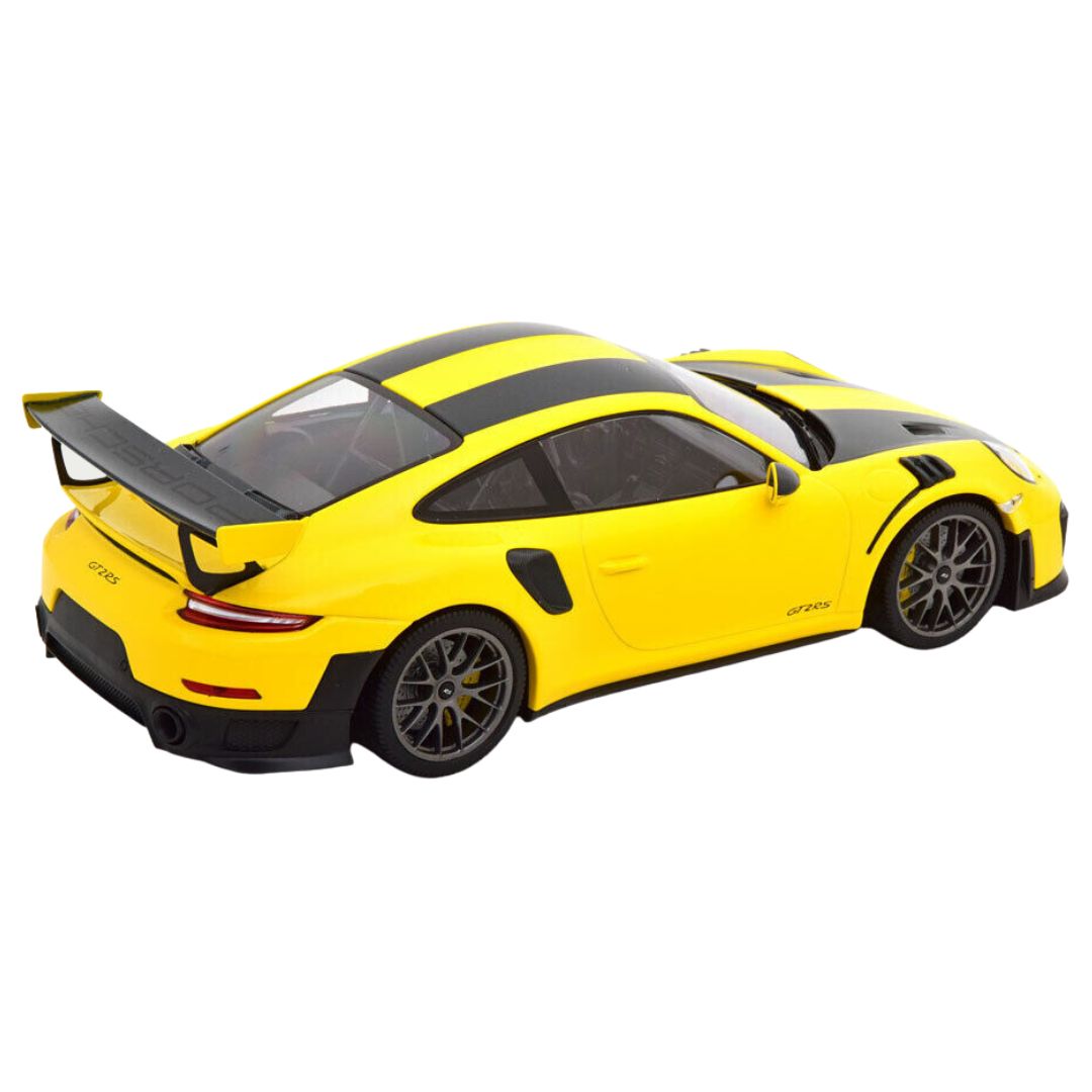 Miniatura Porsche 911 (991.2) GT2RS 2018 Yellow 1/18 Minichamps