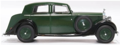 Miniatura Rolls Royce 25/30 Thrupp Maberly  Dark Green/Black 1/43 Oxford