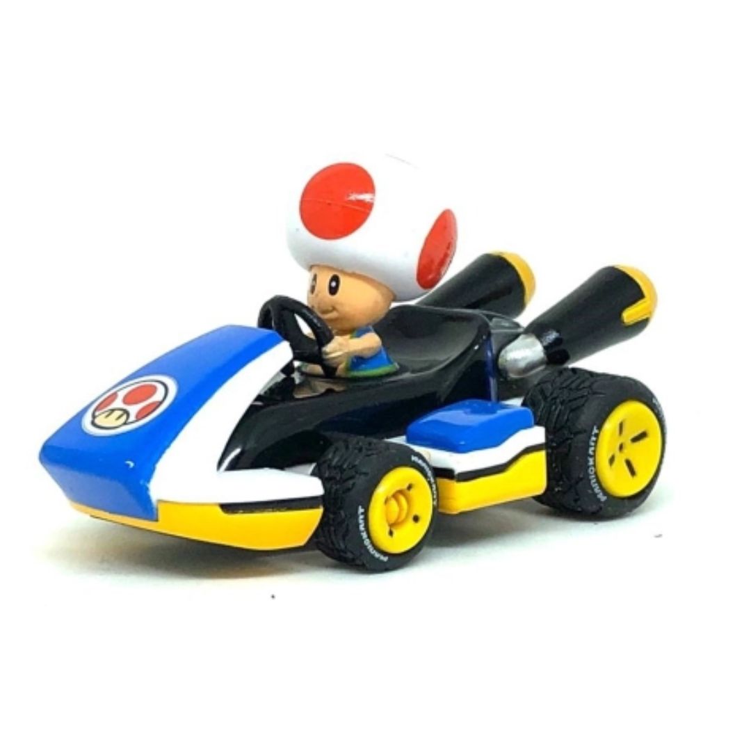 Miniatura Toad Mario Kart Fricção 1/43 Carrera