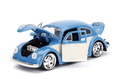 Miniatura Volkswagen Fusca 1959 Azul Big Time 1/24 Jada Toys