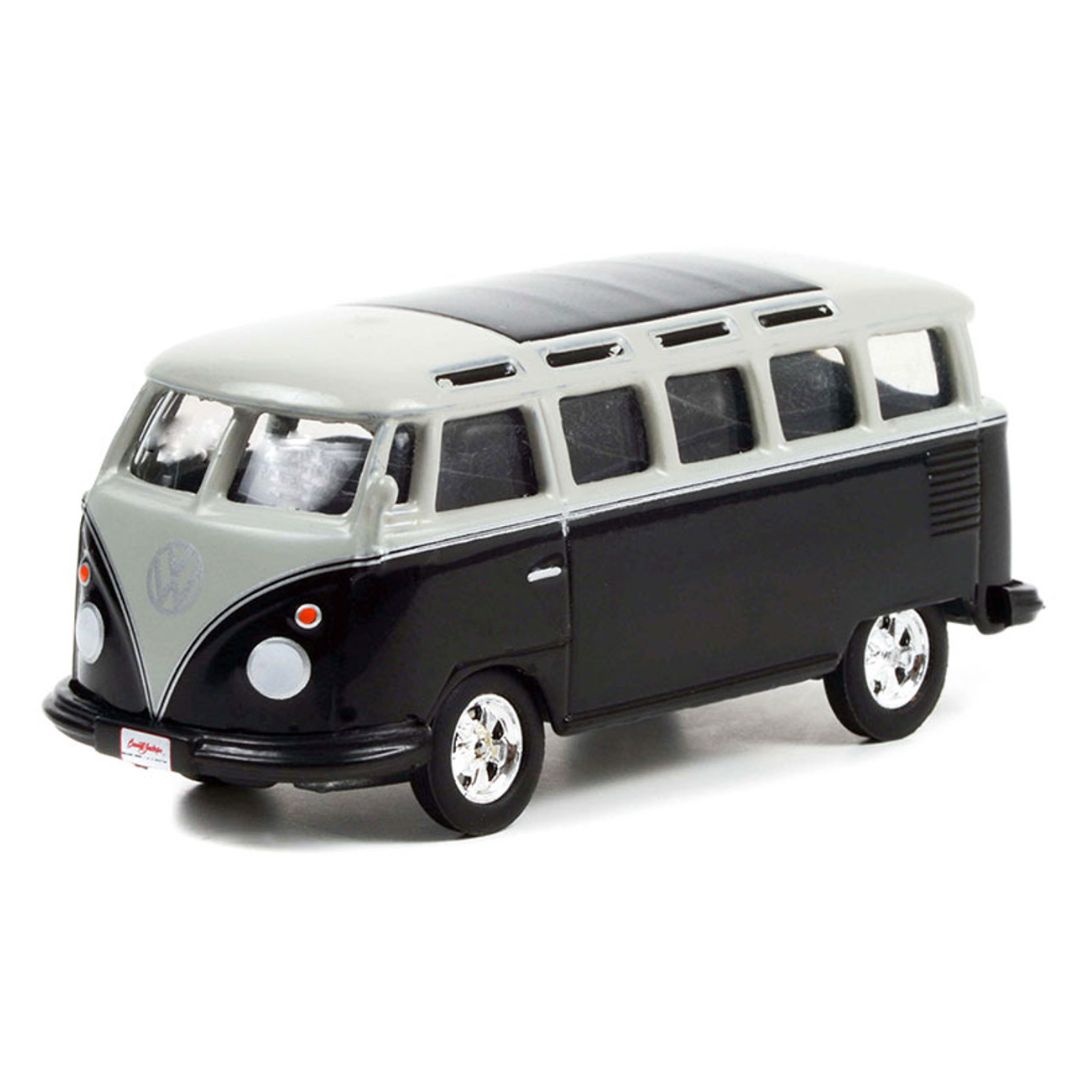 Miniatura Volkswagen Type II (T1) Custom Bus 1962 1/64 Greenlight