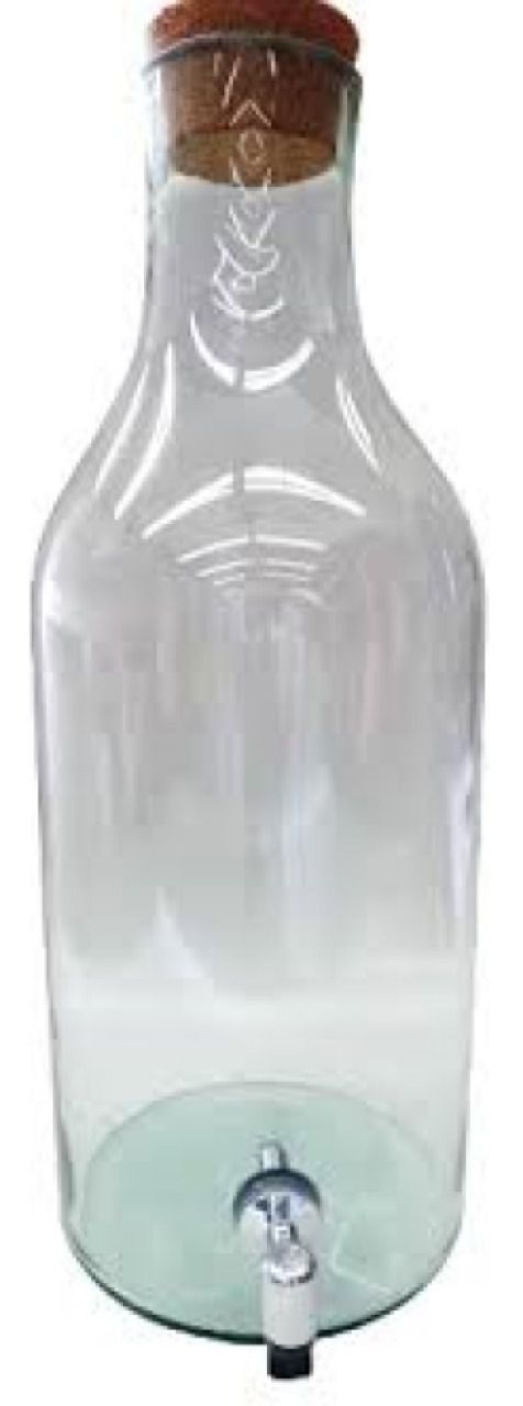 Garrafão de Vidro 15 litros com Torneira - Corote