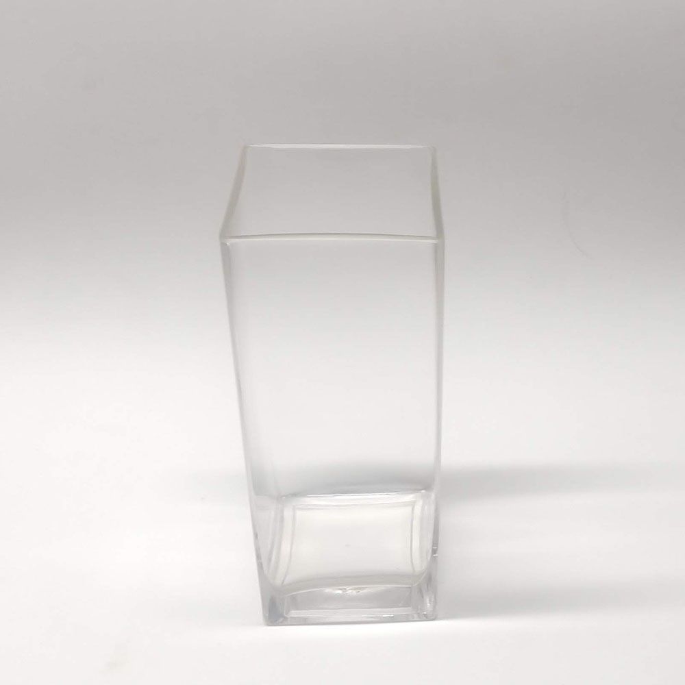 Vaso de Vidro Quadrado 15 X 21