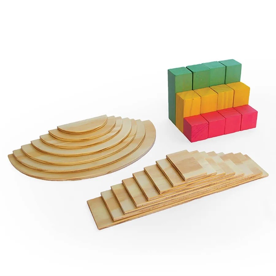 Brinquedo de madeira - Formas, da Lume - Cód. LM-92