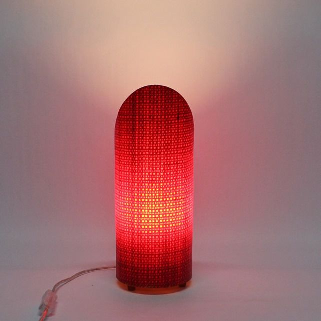 Luminária de Mesa Petit Oblique Vermelha