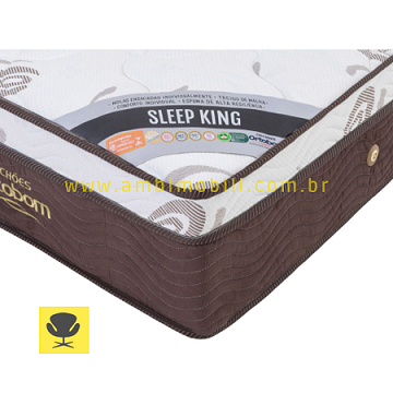COLCHÃO ORTOBOM - SLEEP KING - CASAL MED. 138x188x32cmA