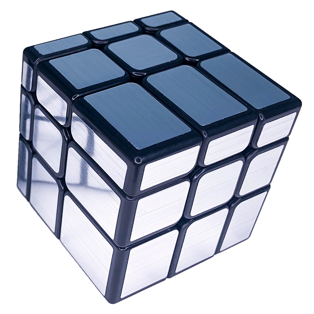 Cubo Mágico Profissional Mirror Blocks 3x3 Prateado