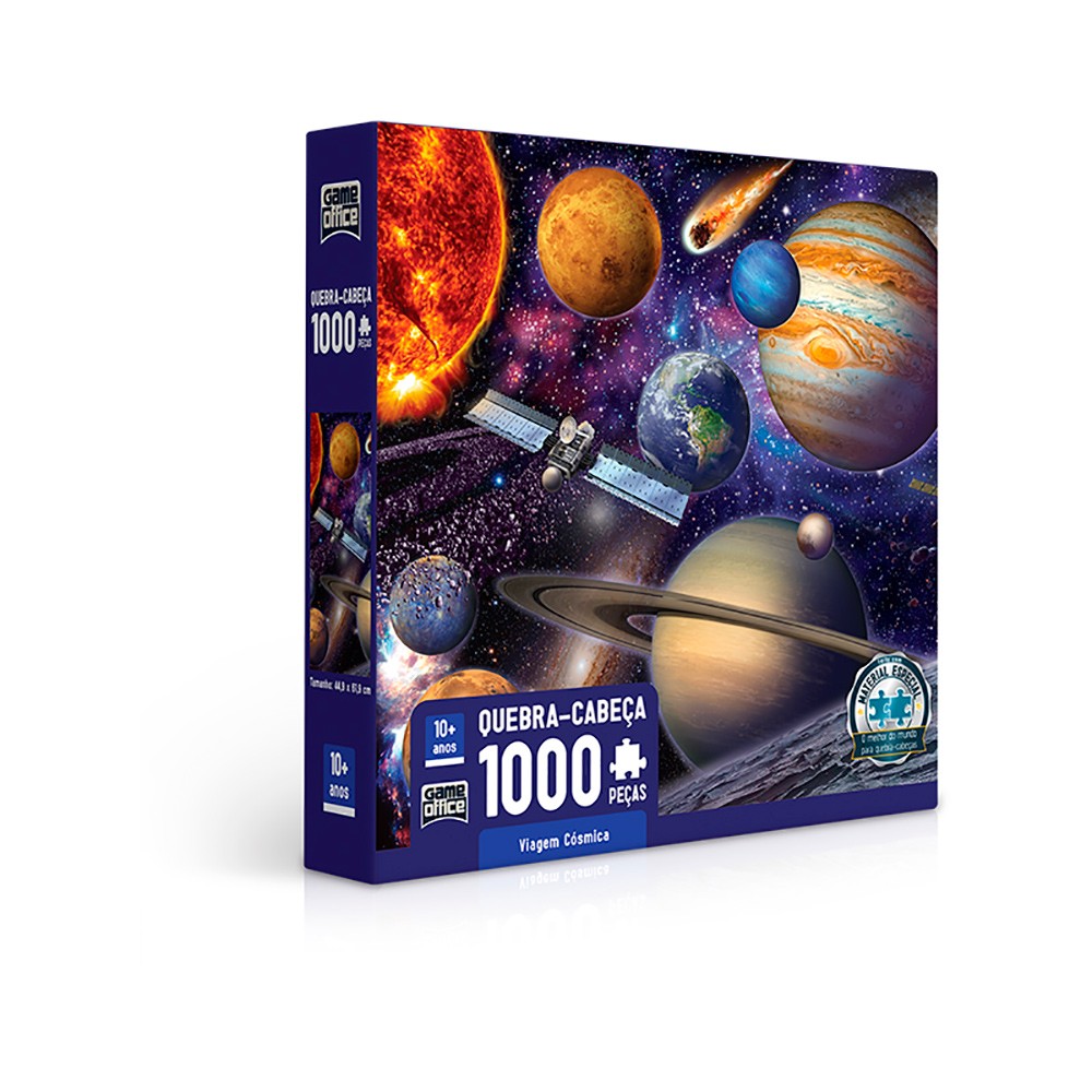 Quebra Cabeça Viagem Cósmica 1000 Peças - Toyster