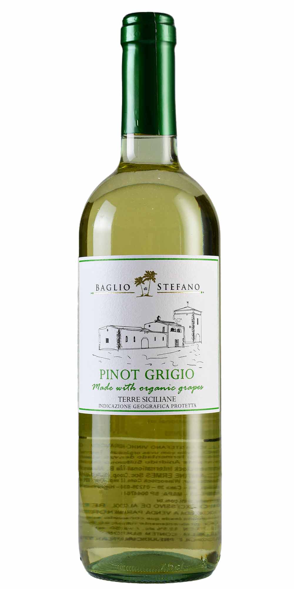 Vinho Baglio de Stefano Pinot Grigio IGP