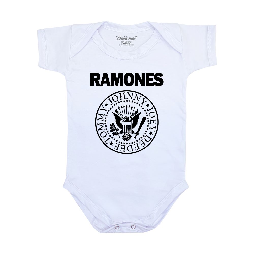Body Bebê Rock Ramones