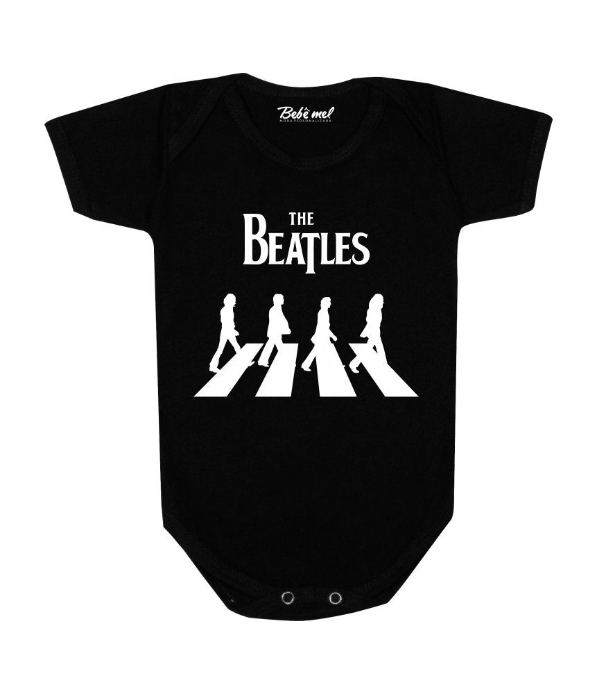 Body de Rock Bebê Personalizado The Beatles