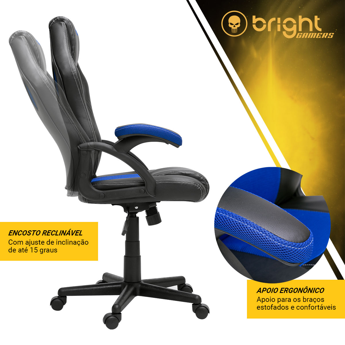 Cadeira Gamer Bright 601 - BRIGHT