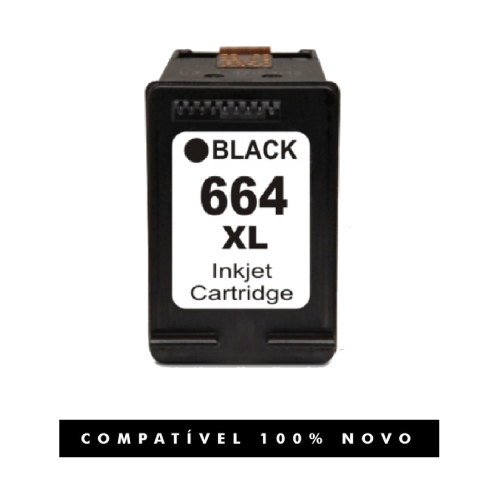 Cartucho de Tinta Compatível HP 664XL 664 2515/2516/2546 Black/Color