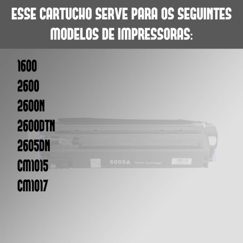 Toner Compatível HP Q6002a Q6002 6002 Amarelo 2605Dn 2600Dta