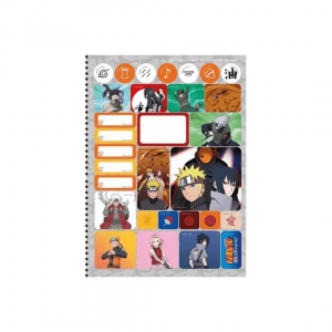 Caderno Universitário Naruto 1 Matéria - São Domingos