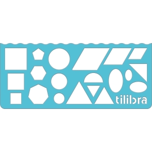 Régua Stencil com 4 - Tilibra