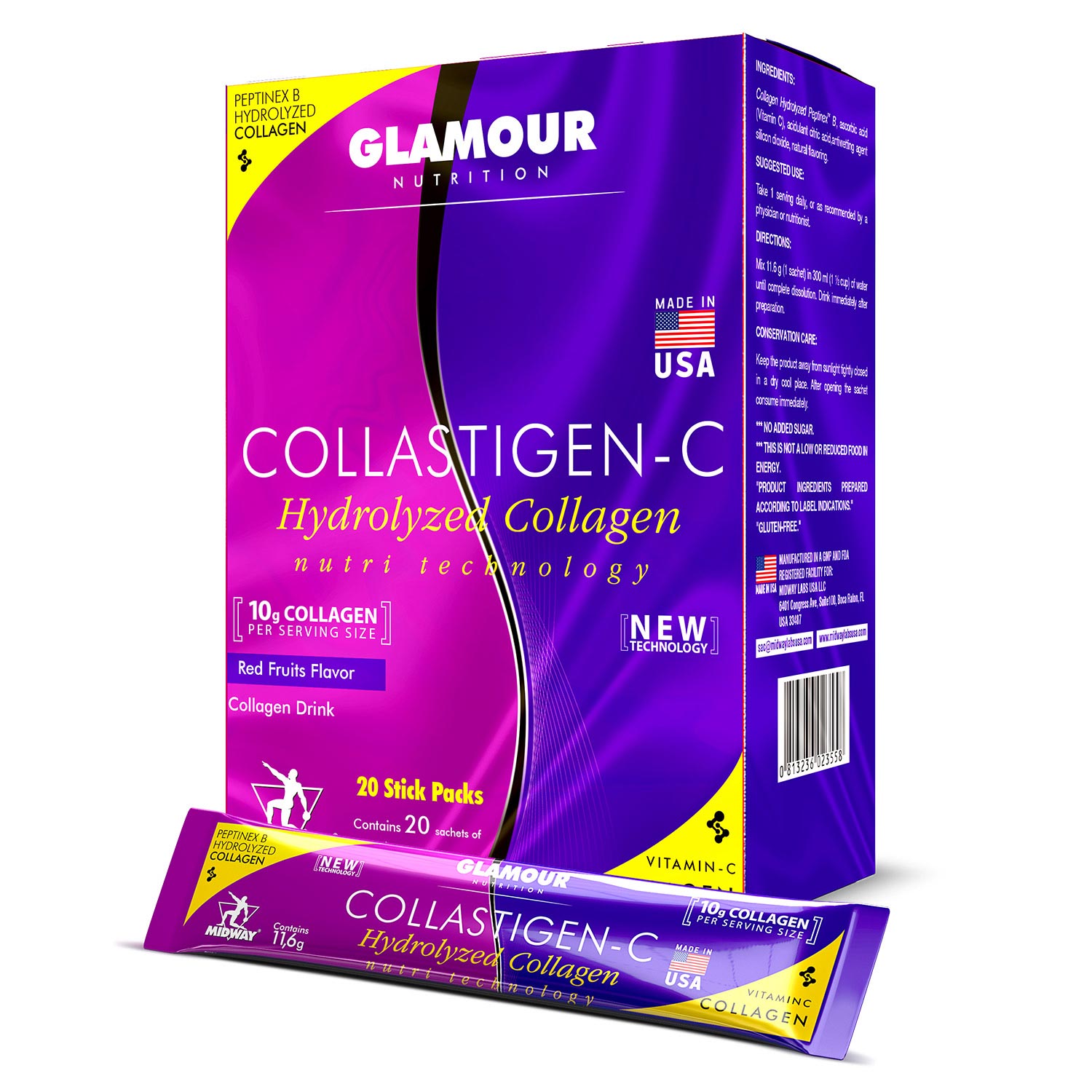Collastigen-C - 20 Sachets - Colágeno Hidrolisado