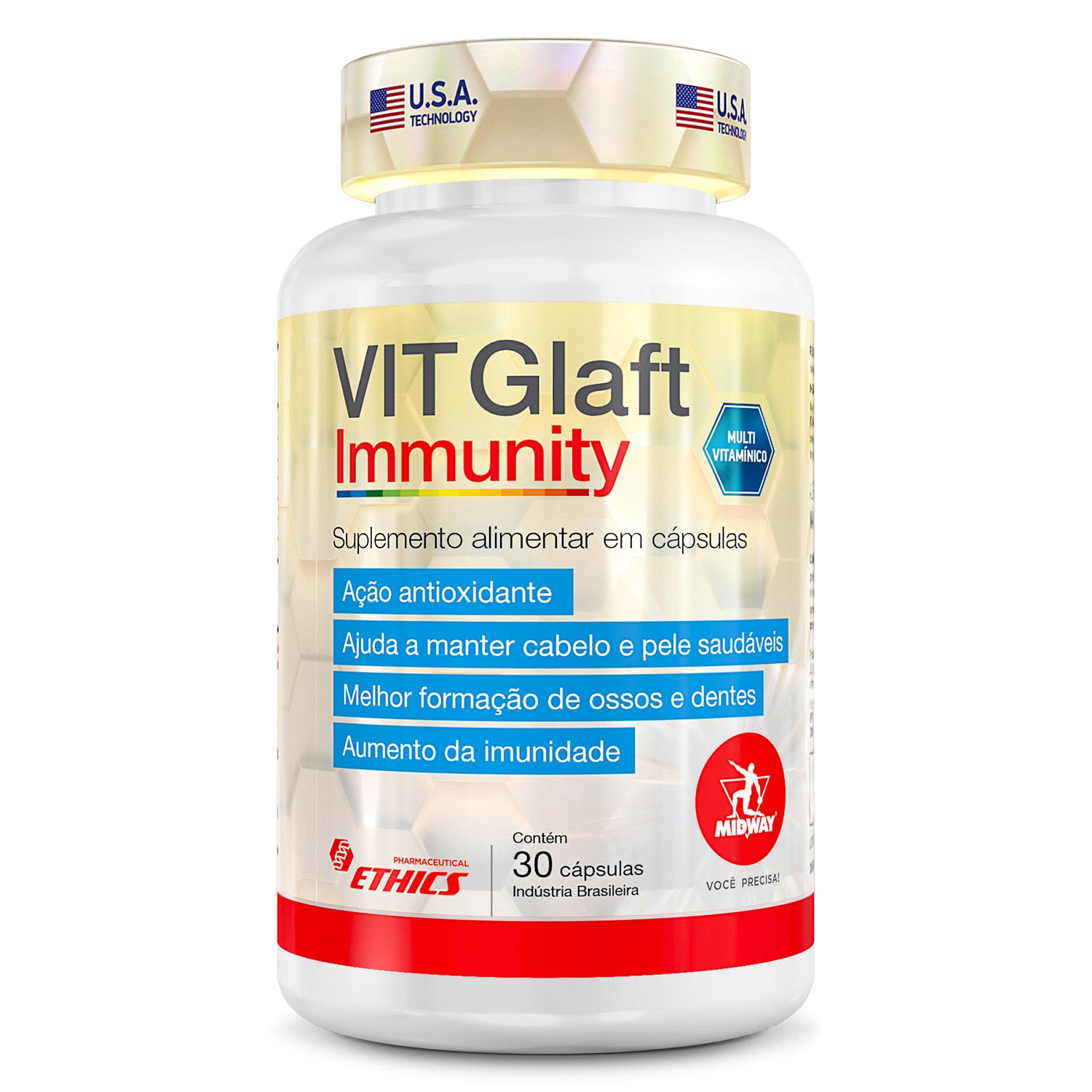 Vit Glaft Immunity 30 cápsulas Ethics