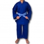 Kimono Torah Reforçado Flex Azul Infantil Com Faixa