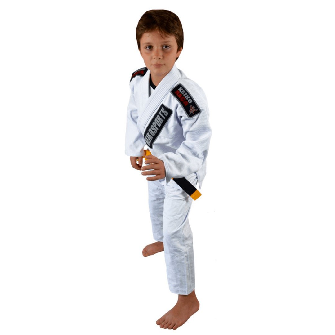 Kimono Jiu Jitsu Keiko Juvenil Pro Branco Infantil  - Kimono Para Jiu Jitsu