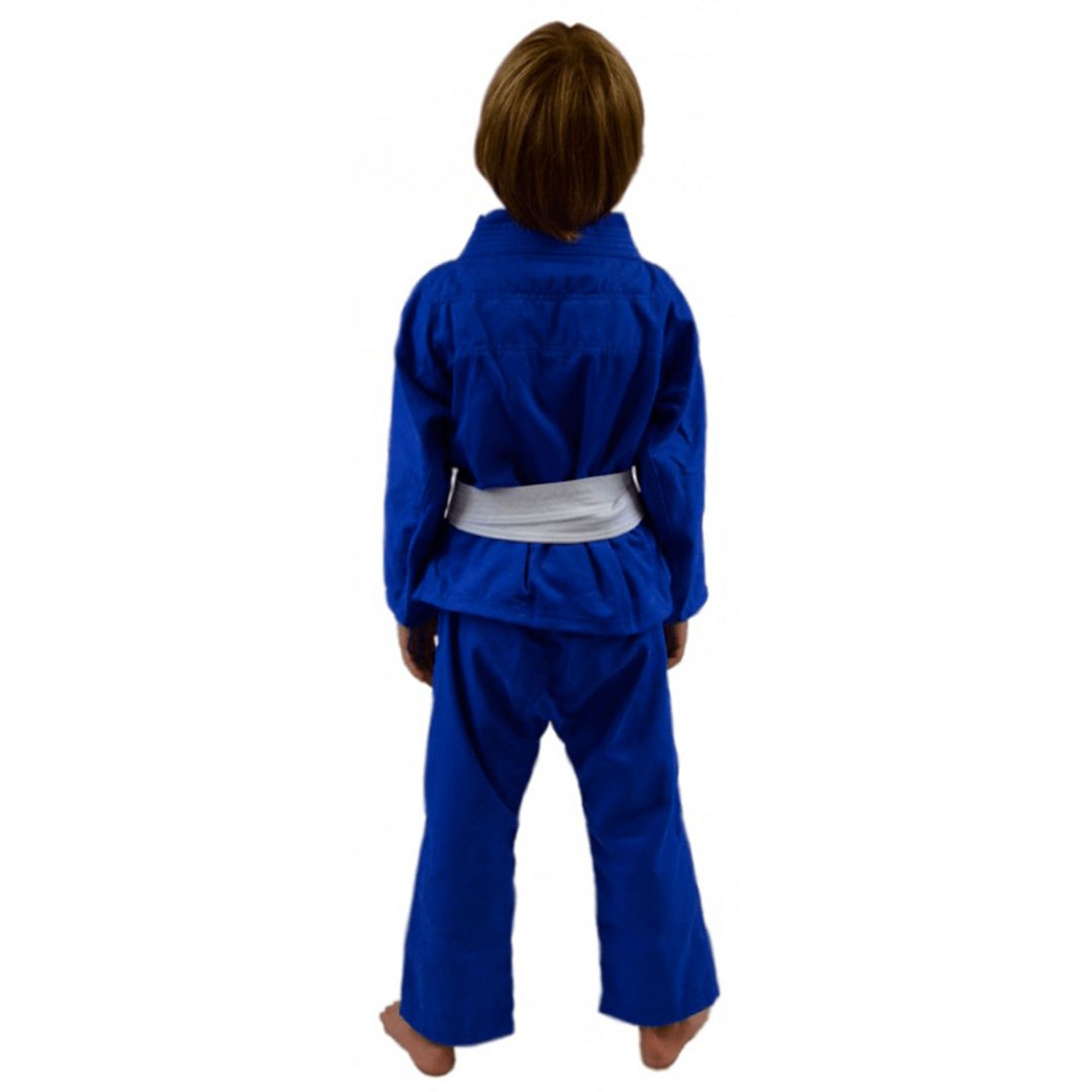 Kimono Jiu Jitsu Keiko Juvenil Reforçado Azul Infantil