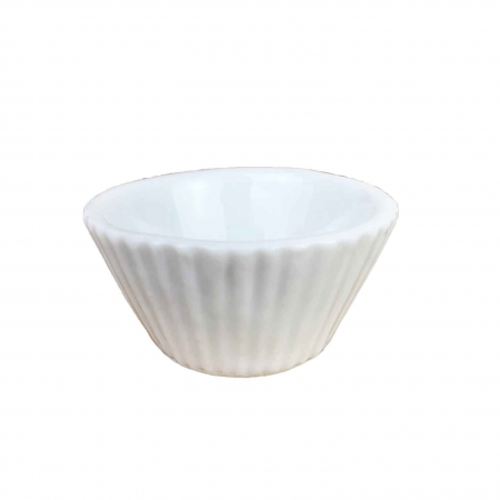 Forminha de Brigadeiro em Porcelana Branca, 5,5 cm