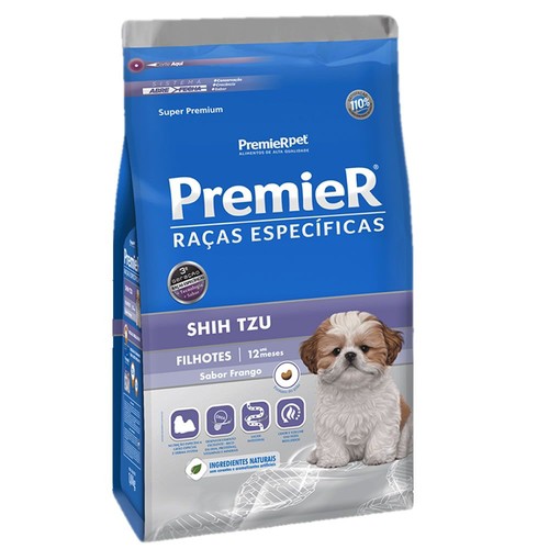 Combo com 3 Ração Premier para Shih Tzu filhote 1 kg  - Onda do Pet