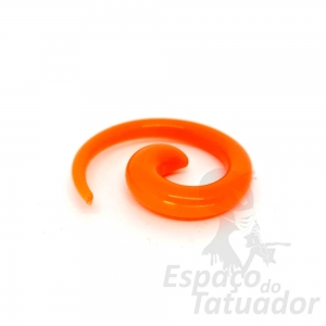 Alargador de Plástico Espiral - Laranja - Unidade - Foto 1