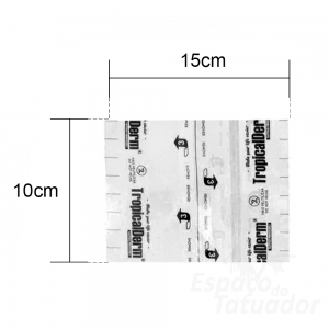 TropicalDerm 15cm X 10cm - Folha Pro Fix Filme - 1 Unidade