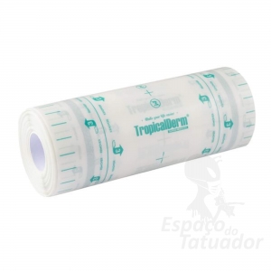 TropicalDerm Filme Protetor para Tatuagem - Rolo - 15cm x 10m - Foto 1
