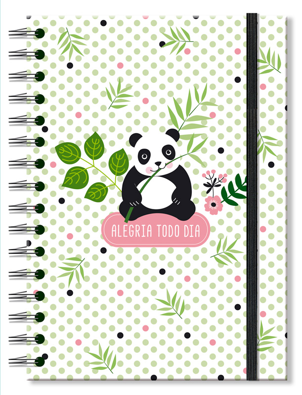 Caderno Clássico Panda Fina Ideia