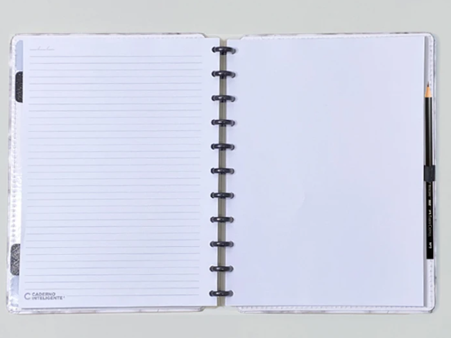 Caderno Inteligente Bianco Grande | Laranja Lima Presentes