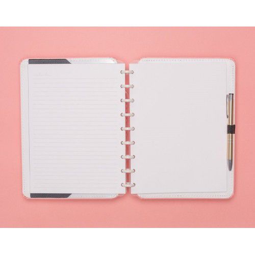Caderno Inteligente Rosa Pastel Medio