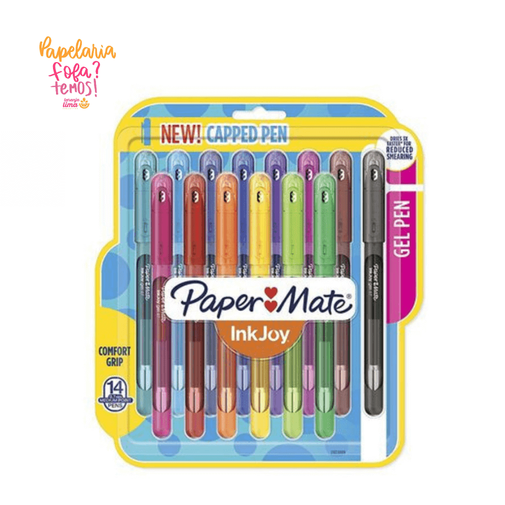 Caneta Paper Mate Gel Ink Joy 14 Cores 0.7mm