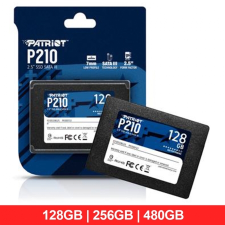 SSD Solid Disk Patriot 2.5" Sata 3 500mb/s Leit - 400mb/s Gravação
