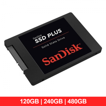 SSD Solid Disk Sandisk 2.5" Sata 3 530mb/s Leitura e 440mb/s Gravação