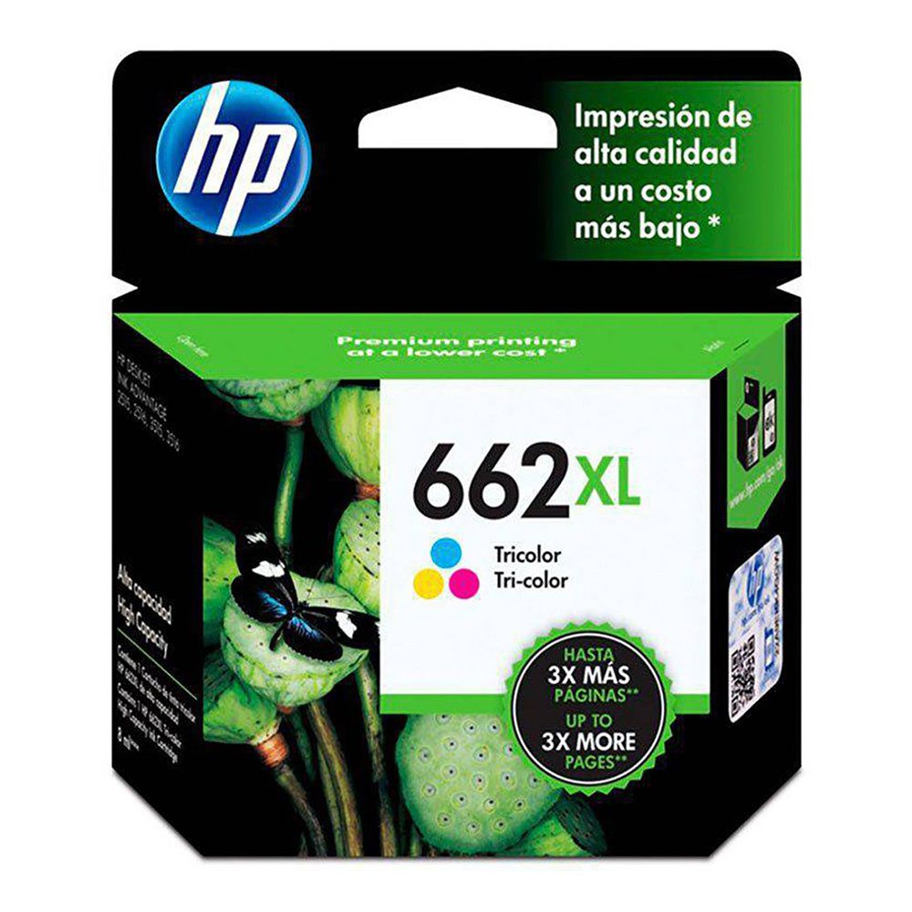 Cartucho de Tinta HP 662XL Colorido Original