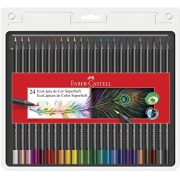 Lápis de cor Faber-Castell EcoLápis Supersoft 24 cores