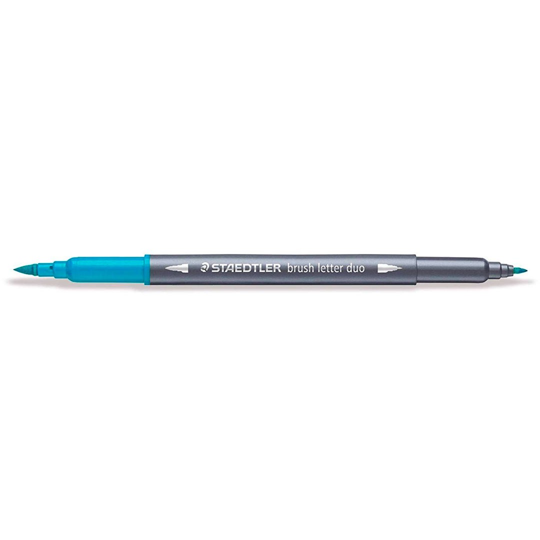 Caneta Brush Pen (Lettering) STAEDTLER Ponta Dupla 12 cores