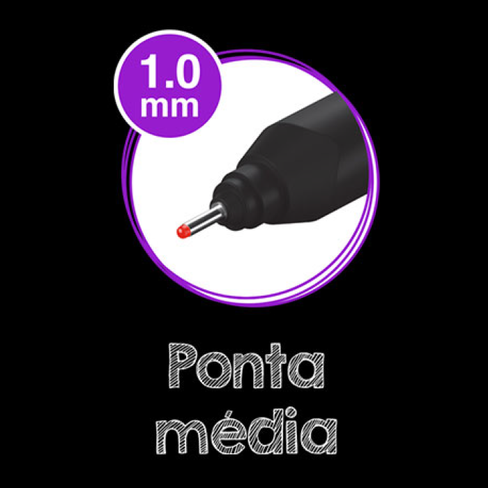 Caneta Supersoft Pen 1.0MM Ponta Media FABER-CASTELL - UNIDADE