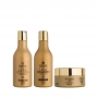 Kit Banho de Ouro Shampoo + Mascara e Condicionador 300 g