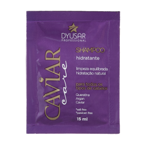 Sachê Shampoo Nutritivo Hidratante Caviar Care  15ml DYUSAR