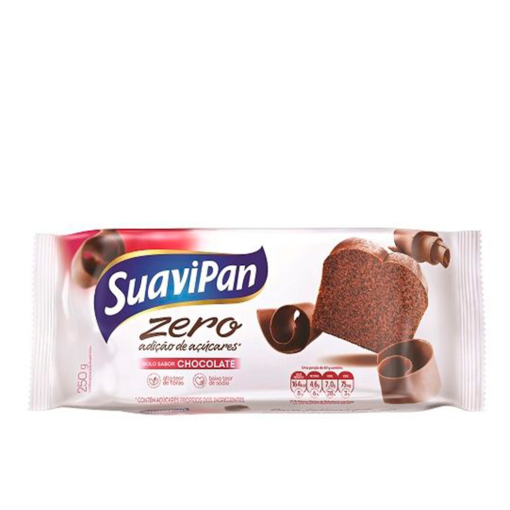 Bolo Chocolate Zero 250g Suavipan