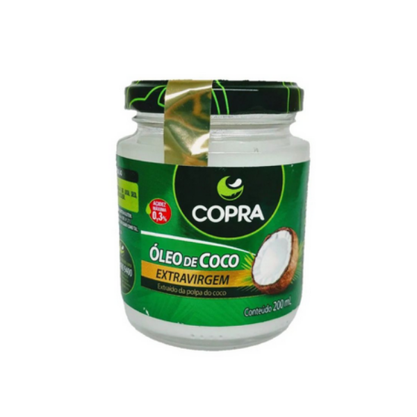 Óleo de Coco Extra Virgem 200ml