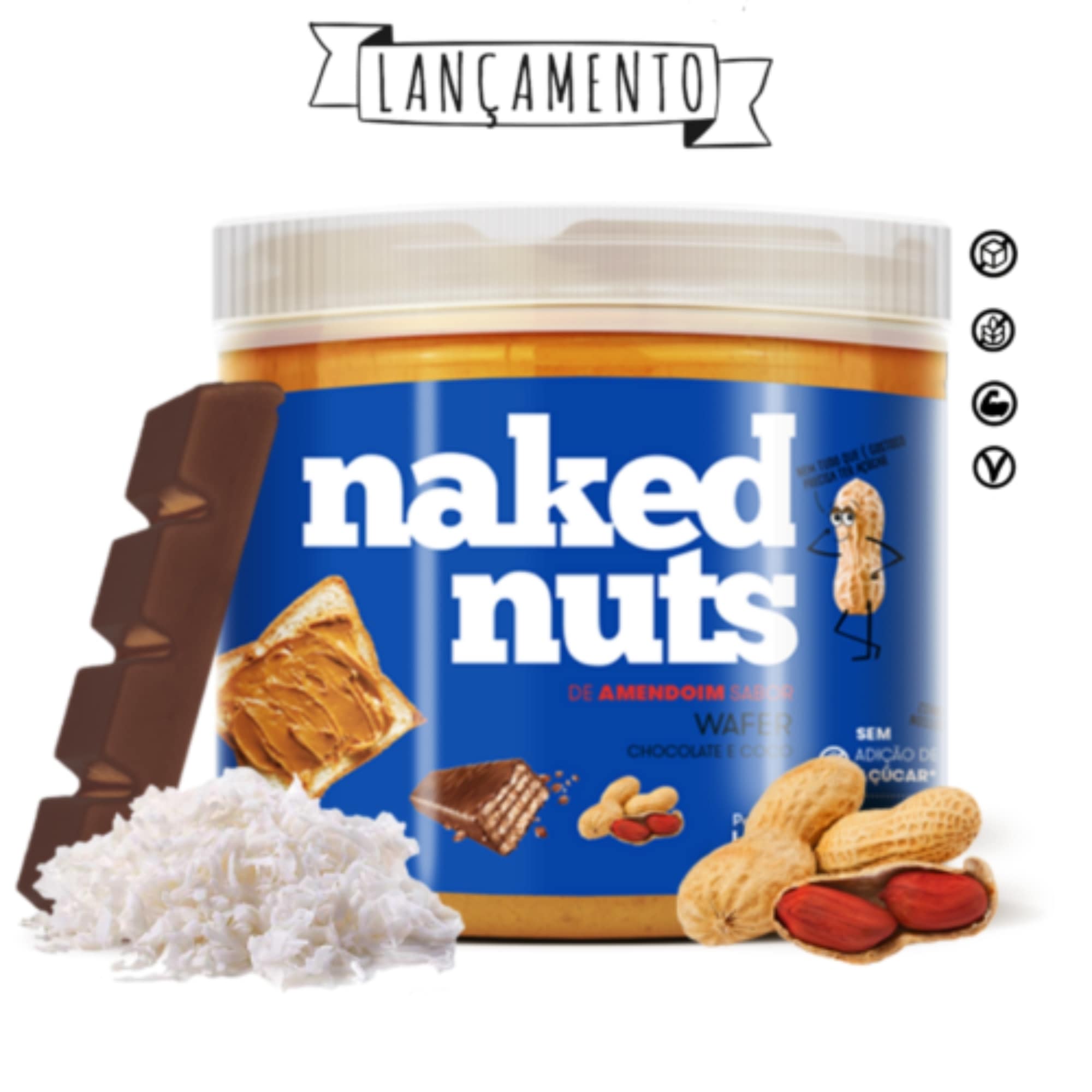 Kit c/ 5 Pastas Naked Nuts - 450g