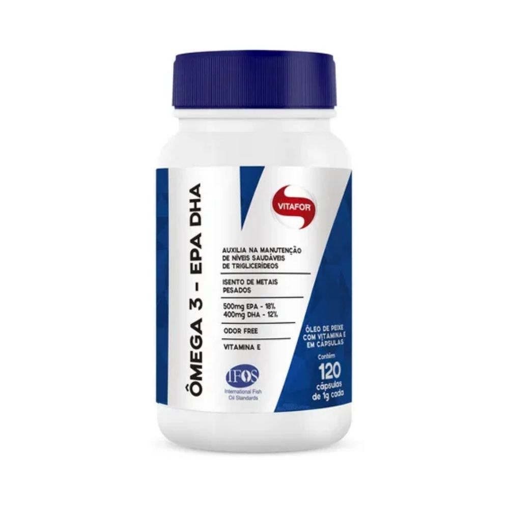 Omega 3 - Epa Dha 1000mg 120 Cápsulas - Vitafor